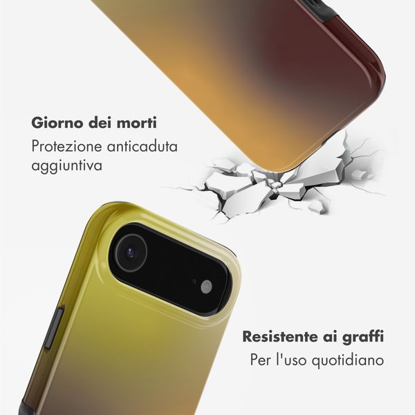 Selencia Cover posteriore Vivid con MagSafe Apple iPhone Air - Gradient Olive Dust
