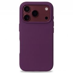 Accezz Cover in silicone liquido con MagSafe Apple iPhone 18 Pro / 17 Pro - Dark Cherry