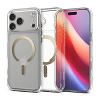 Spigen Cover Posteriore Ultra Ibrida con MagSafe Apple iPhone 17 Pro Max - Clear Gold