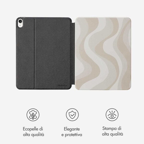 Selencia Cover per tablet Vivid Apple iPad Air 11 pollici (2026) M4 / (2025) M3 / (2024) M2 / Air 5 (2022) / Air 4 (2020) - Desert Waves Beige