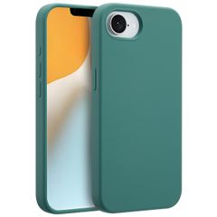 Accezz Cover in silicone liquido con MagSafe Apple iPhone 17e / 16e - Verde scuro