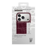 iDeal of Sweden Cover posteriore in pelle vegana MagSafe Apple iPhone 18 Pro Max / 17 Pro Max - Fine Wine Croco