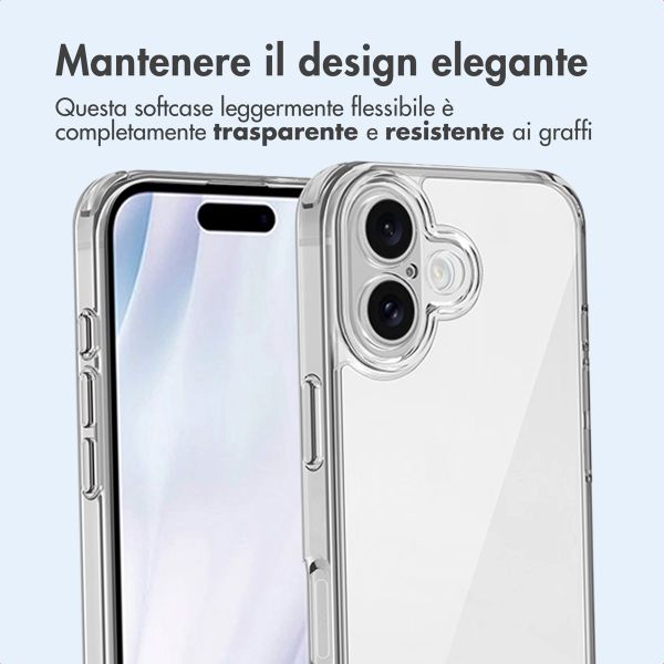 imoshion Cover posteriore protettiva Apple iPhone 17 - Trasparente