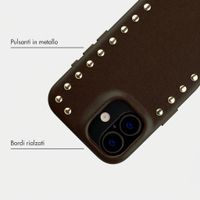 Selencia Cover posteriore Studs con MagSafe Apple iPhone 17 - Cacao Crush