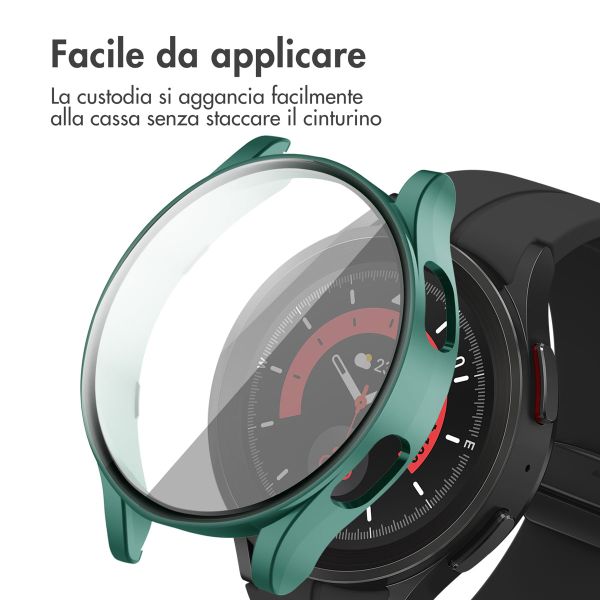 imoshion Cover rigida integrale Samsung Galaxy Watch 4 - 40 mm - Verde scuro