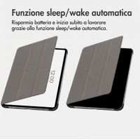 imoshion Cover a libro Trifold Samsung Galaxy Tab A9 Plus - Grigio
