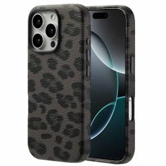 Selencia Cover Sabi Stampa pantera con MagSafe Apple iPhone 16 Pro - Midnight Black