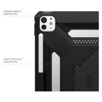 UAG Custodia posteriore Scout Plus con supporto Apple iPad Pro 11 (2025) M5 / (2024) M4 - Black