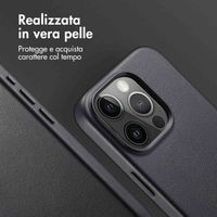 Accezz Cover in Pelle con MagSafe Apple iPhone 15 Pro - Onyx Black