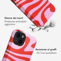 Selencia Cover posteriore Vivid con MagSafe Apple iPhone 13 - Dream Swirl Pink