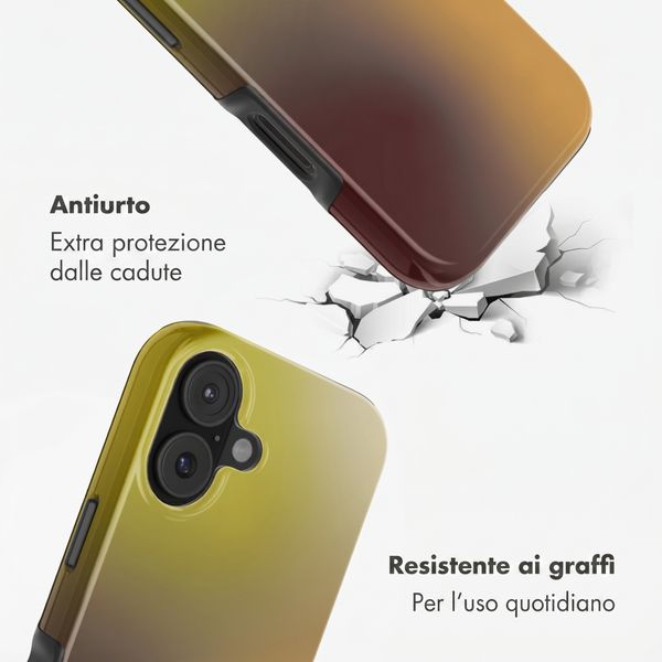 Selencia Cover posteriore Vivid con MagSafe Apple iPhone 18 Pro Max / 17 Pro Max - Gradient Olive Dust
