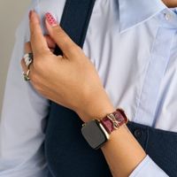 Burga Cinturino in vera pelle Apple Watch | 38/40/41/42 mm - Mobwife / Gold