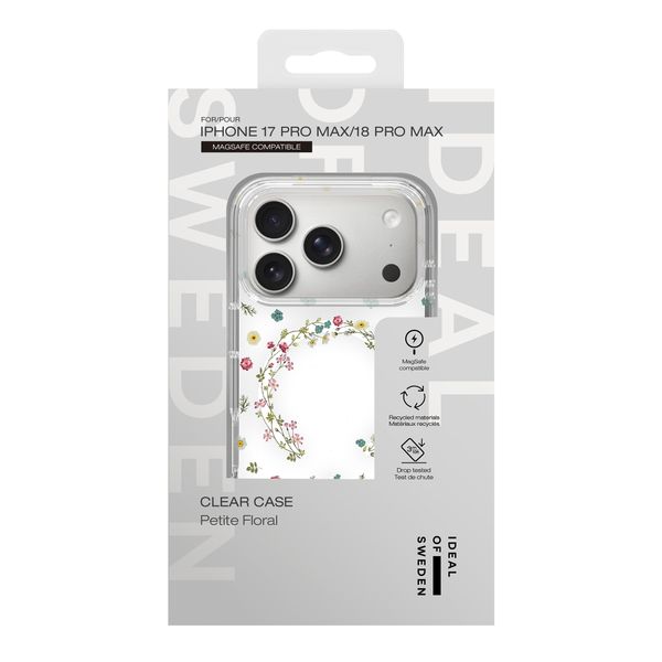 iDeal of Sweden Cover Trasparente con MagSafe Apple iPhone 18 Pro Max / 17 Pro Max - Petite Floral