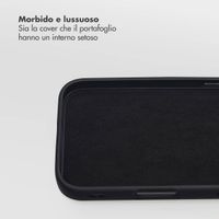 Selencia Libreria rimovibile Olyn con MagSafe Apple iPhone 16 - Nero