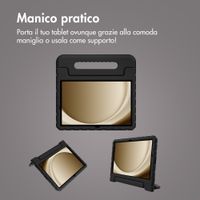 imoshion Cover Posteriore Kidsproof con Maniglia Samsung Galaxy Tab A11 Plus / A9 Plus - Nero