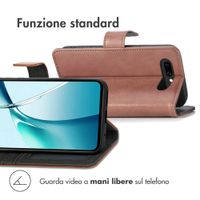 imoshion Cover a libro di Lusso Google Pixel 9A - Marrone