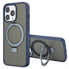 Accezz Cover con anello e supporto con MagSafe Apple iPhone 13 Pro Max - Blu