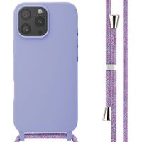 imoshion Cover in Silicone con Cordino Apple iPhone 16 Pro Max - Viola