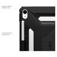 UAG Custodia posteriore Scout Plus con supporto Apple iPad 11 (2025) 11 pollici A16 / iPad 10 (2022) 10.9 pollici - Black