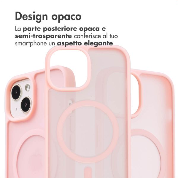 imoshion Cover posteriore Color Guard con MagSafe Apple iPhone 14 / 13 - Rosa chiaro