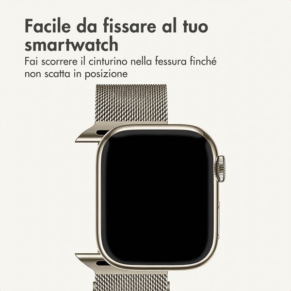 imoshion Cinturino milanese magnetico Apple Watch | 38/40/41/42 mm - Starlight
