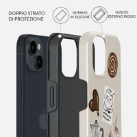 Burga Cover Posteriore Resistente con MagSafe Apple iPhone 15 - Oat Milk Please