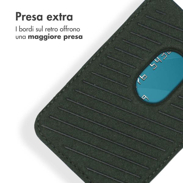 Accezz Portacarte in pelle - Compatibile con MagSafe e Qi2 - Cedar Green