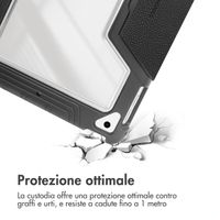 Accezz Libreria a tre ante robusta Apple iPad 6 (2018) 9.7 pollici / iPad 5 (2017) 9.7 pollici / Air 2 (2014)/Air 1 (2013) - Nero