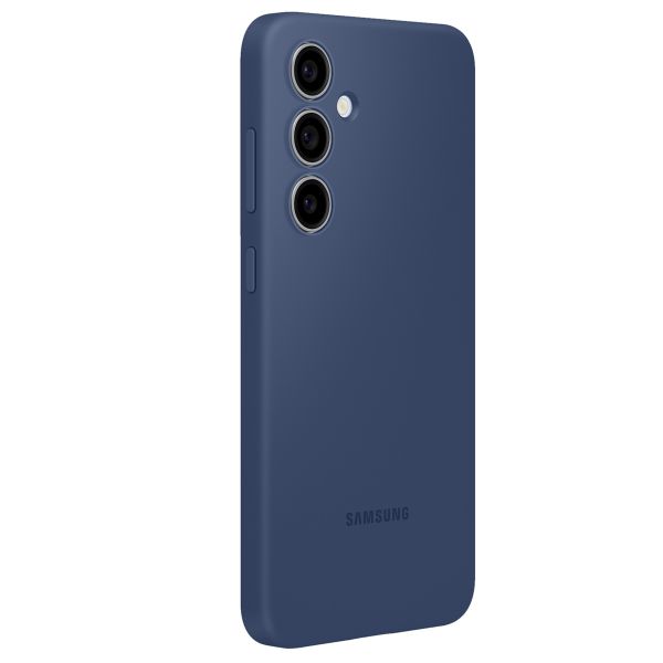 Samsung Cover originale in silicone Samsung Galaxy S24 FE - Blu