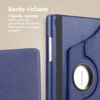 imoshion Cover Girevole a 360° Samsung Galaxy Tab A11 / A9 8.7 pollici - Blu scuro