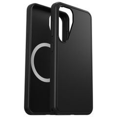 OtterBox Cover Posteriore Trasparente Symmetry con MagSafe Samsung Galaxy S25 - Nero