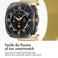 imoshion Cinturino milanese magnetico Samsung Galaxy Watch Ultra (2024/2025) - Oro