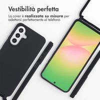 imoshion Cover in Silicone con Cordino Samsung Galaxy A57 (5G) - Nero