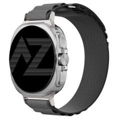 Accezz Cinturino in nylon Alpine Samsung Galaxy Watch Ultra 2 (2026) / Ultra (2024/2025) - Dark Grey