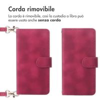 imoshion Cover a libro con Cordino Samsung Galaxy A36 - Rosso