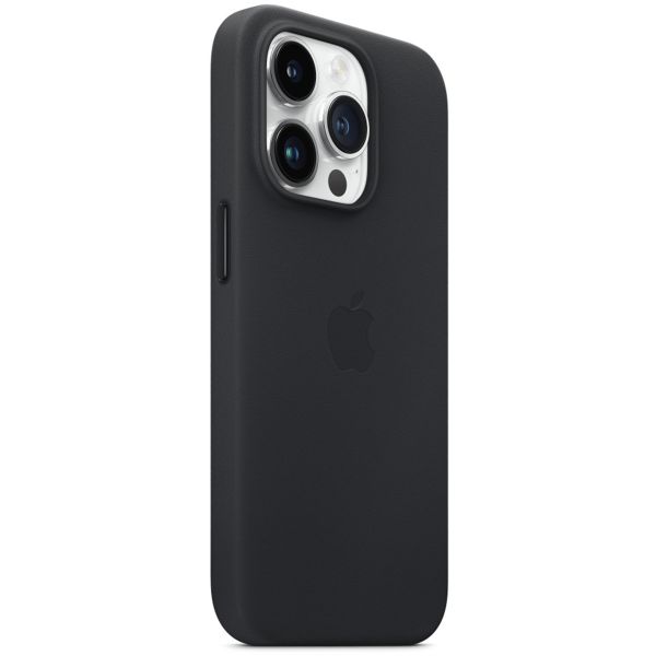 Apple Cover Posteriore in Pelle con MagSafe Apple iPhone 14 Pro - Midnight