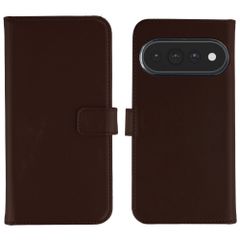 Selencia Cover a libro in vera pelle Google Pixel 11 / 11 Pro - Marrone scuro
