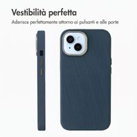 Accezz Cover Mesh con MagSafe Apple iPhone 15 - Blu scuro