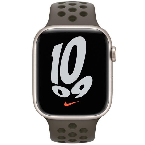 Apple Cinturino Nike Sport Apple Watch | 44/45/46/49 mm - Taglia S/M/L - Olive Gray / Cargo Khaki
