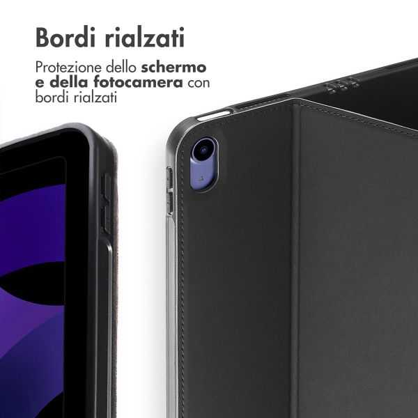 Accezz Cover Tablet Classica Apple iPad Air 11 pollici (2026) M4 / (2025) M3 / (2024) M2 / Air 5 (2022) / Air 4 (2020) - Nero