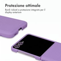 Accezz Cover Grid Samsung Galaxy Z Flip 8 - Lilla