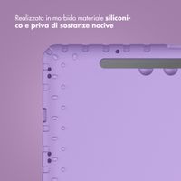 imoshion Cover Posteriore Kidsproof con Maniglia Samsung Galaxy Tab S11 / S9 11.0 pollici / S10 Lite / S10 FE / S9 FE 10.9 pollici - Lilla