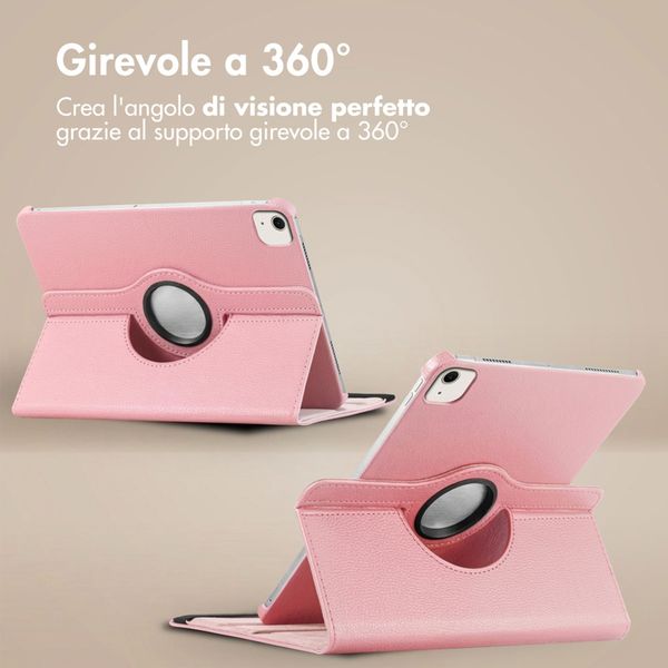 imoshion Cover Girevole a 360° Apple iPad Air 13 pollici (2026) M4 / (2025) M3 / (2024) M2 - Rosa