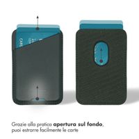 Accezz Portacarte in pelle - Compatibile con MagSafe e Qi2 - Cedar Green