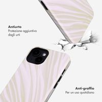 Selencia Cover posteriore Vivid con MagSafe Apple iPhone 14 - Nature Light Brown