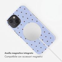 Selencia Cover posteriore Vivid con MagSafe Apple iPhone 13 - Happy Dots Digital Sky