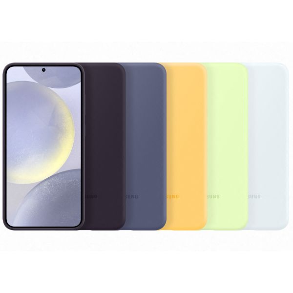 Samsung Cover originale in silicone Samsung Galaxy S24 Plus - Yellow
