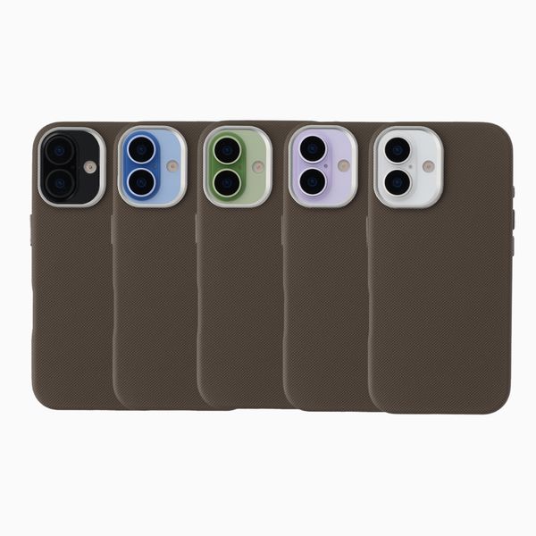 Accezz Cover Mesh con MagSafe Apple iPhone 17 - Marrone