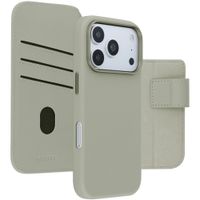 Accezz Cover in pelle 2 in 1 con MagSafe Apple iPhone 18 Pro Max / 17 Pro Max - Light Grey