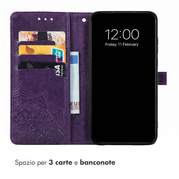 imoshion Cover a libro Mandala Google Pixel 11 - Viola